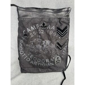 Campomaggi Teodorano 25.02.1961 Italian Leather Backpack Black Handmade Italy